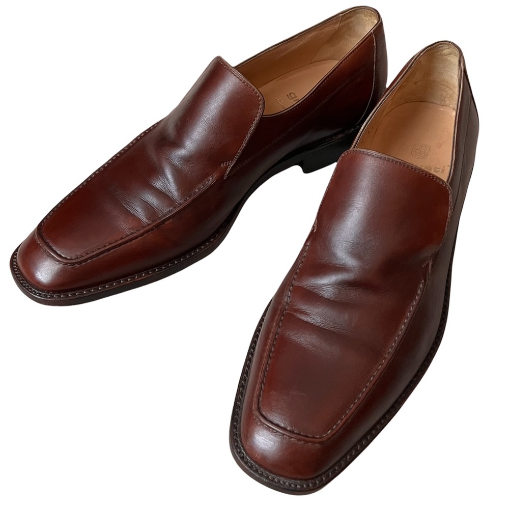Gravati Men's Calfskin Leather Slip On Loafers 11